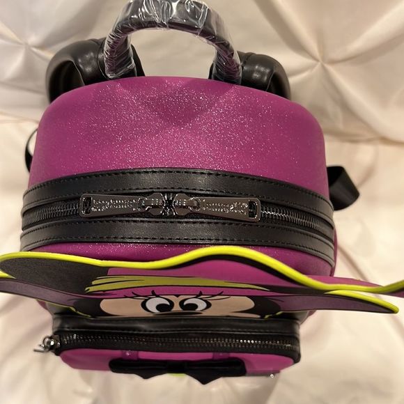 Loungefly X Disney Minnie Mouse Witch Mini Backpack Glow in the Dark LE 1000! ? main image 9